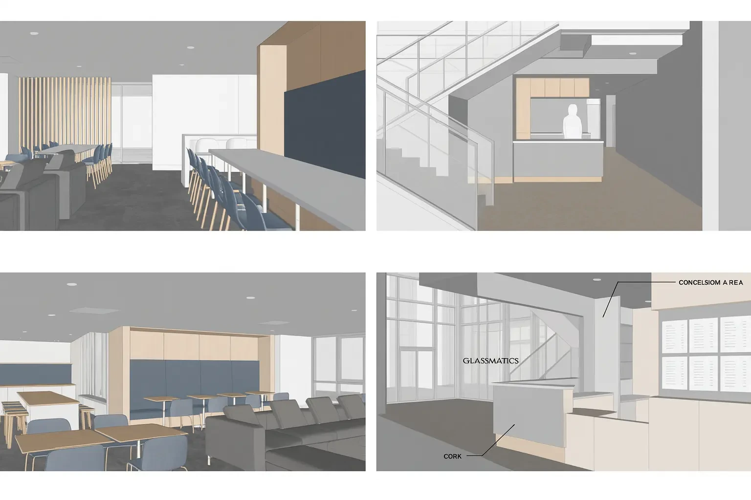 Modern Metro Contracting architectural drafting render example